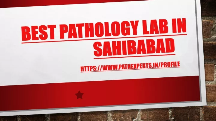 best pathology lab in sahibabad