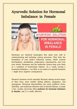 ayurvedic ayurvedic solution imbalance imbalance