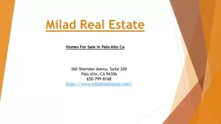 Seeking homes for sale in palo alto ca