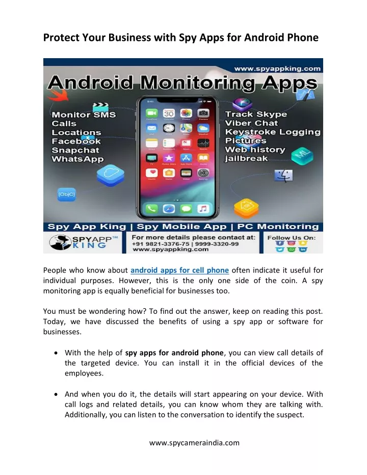 protect your business with spy apps for android