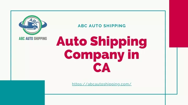 abc auto shipping auto shipping company in ca