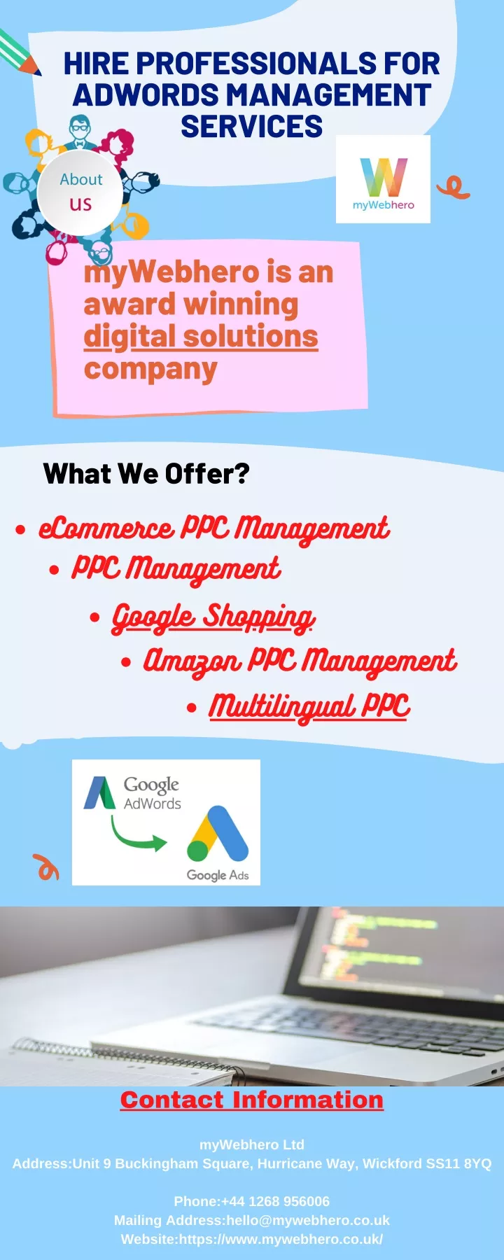 hire professionals for adwords management services