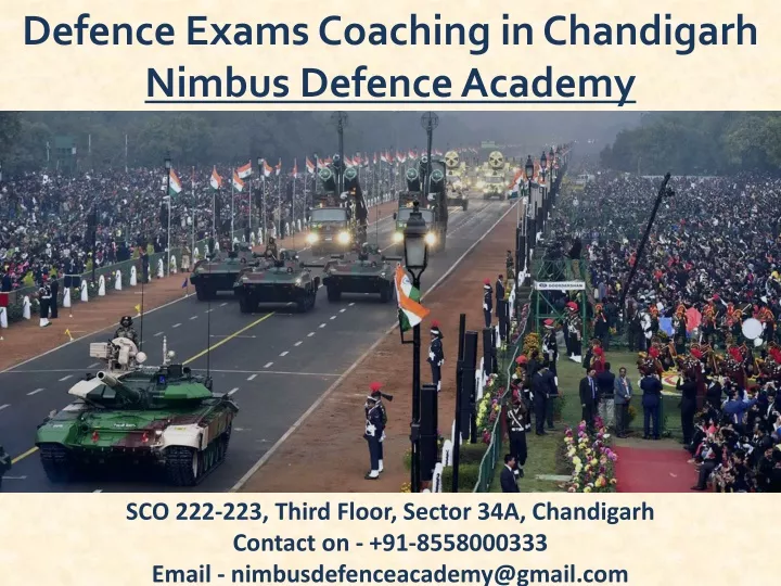 defence exams c oaching in chandigarh nimbus