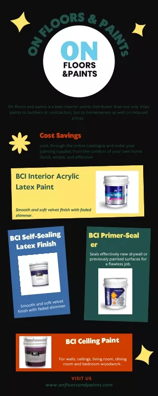 Shop Online BCI Self-Sealing Latex Paint Finish