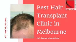 Best Hair Transplant in Melbourne- HC International