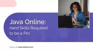 Java Online: Hard skills required to be a  Pro