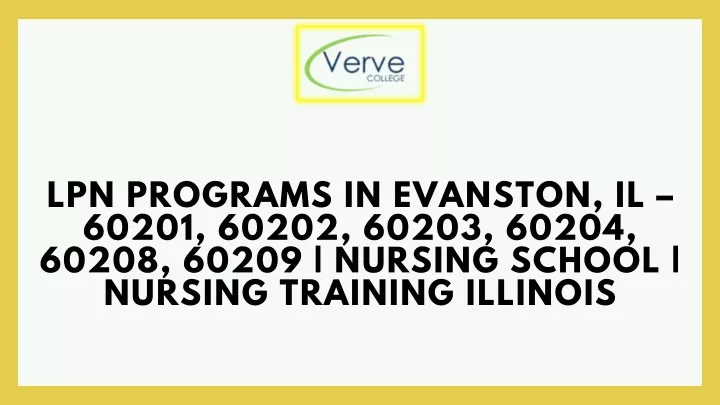 lpn programs in evanston il 60201 60202 60203