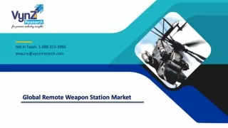 global remote weapon station market