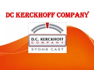 PPT - DC Kerckhoff Company