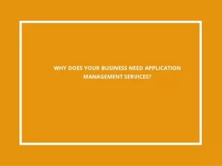 why does your business need application