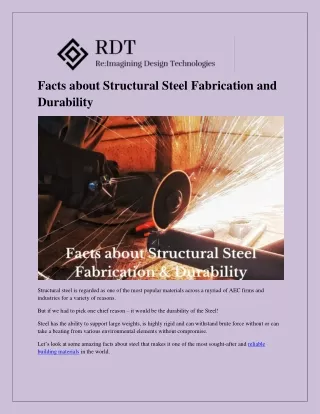 facts about structural steel fabrication