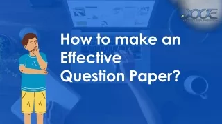 How to make Effective Question paper With Question paper Generator