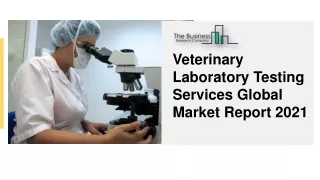 veterinary laboratory testing services global