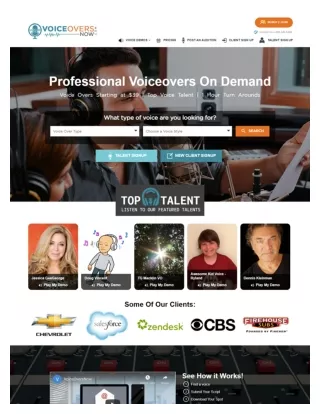 VoiceOversNow.com: Voice Over Services Online | Voice Over