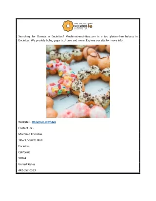 Donuts in Encinitas   Mochinut-encinitas.com