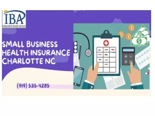 Small Business Health Insurance Plan In Charlotte, NC