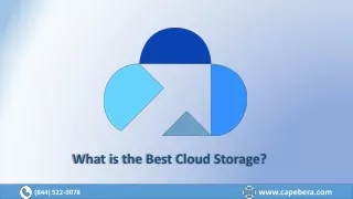 What is the Best Cloud Storage?