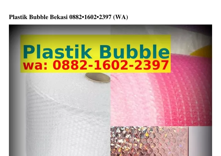 plastik bubble bekasi 0882 1602 2397 wa