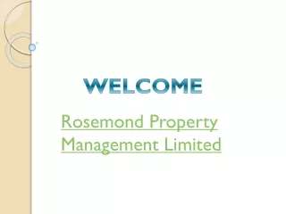 rosemond property management limited