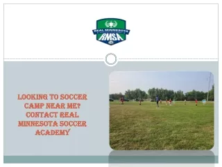 Best Soccer Camp Near Me | Real Minnesota Soccer Academy