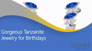 Gorgeous Tanzanite Jewelry for Birthdays