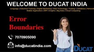 welcome to ducat india