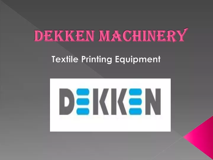 dekken machinery