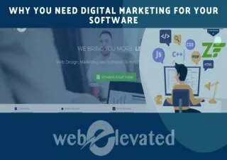 Why  You Need Digital Marketing  For Your Software.