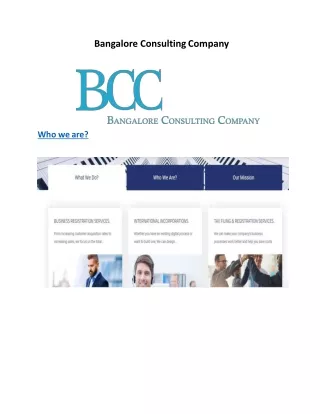 Bangalore Consulting Company