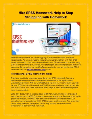 hire spss homework help to stop struggling with