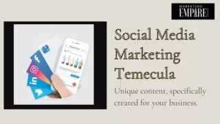 Social Media Marketing Temecula