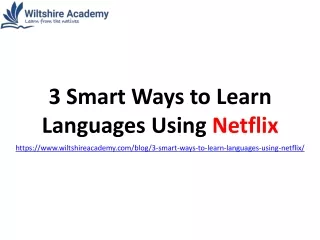 3 Smart Ways to Learn Languages Using Netflix