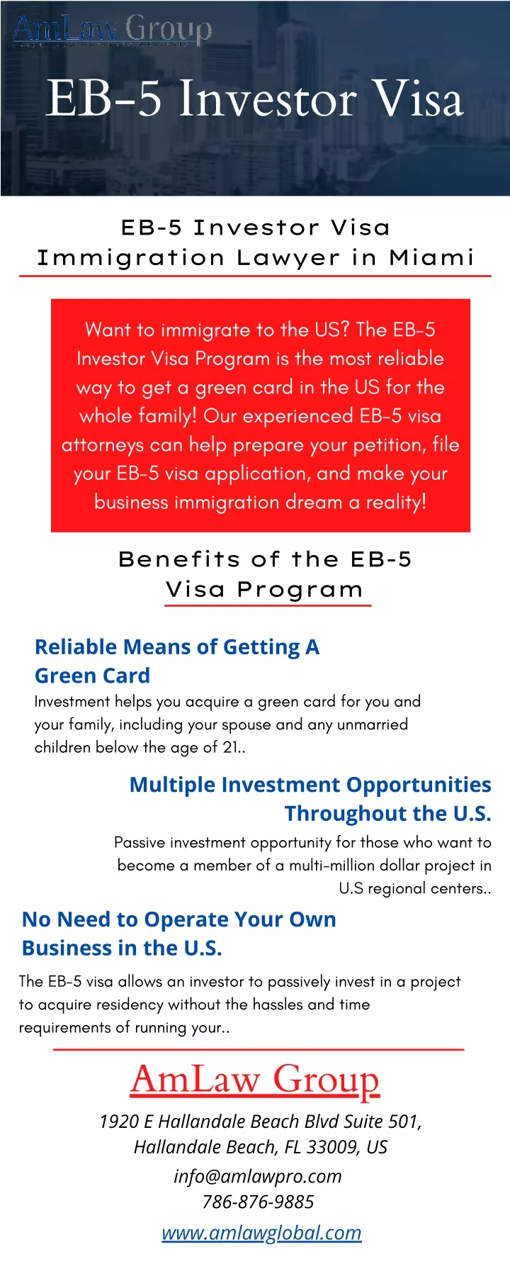 eb 5 investor visa