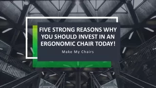 Best ergonomic chair india