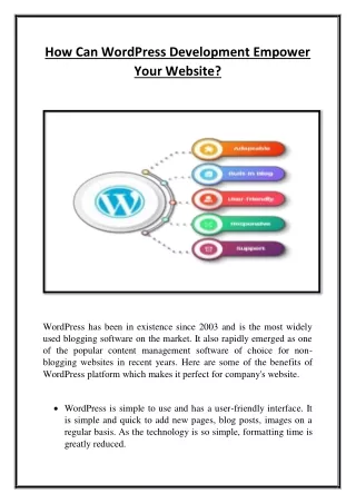how can wordpress development empower your website