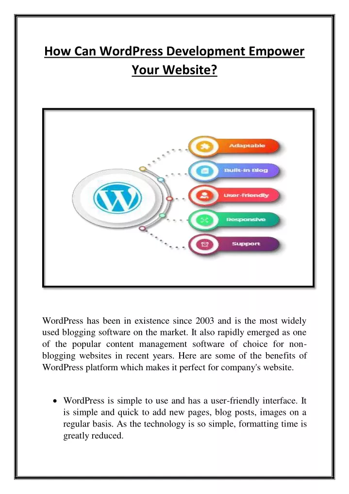 how can wordpress development empower your website