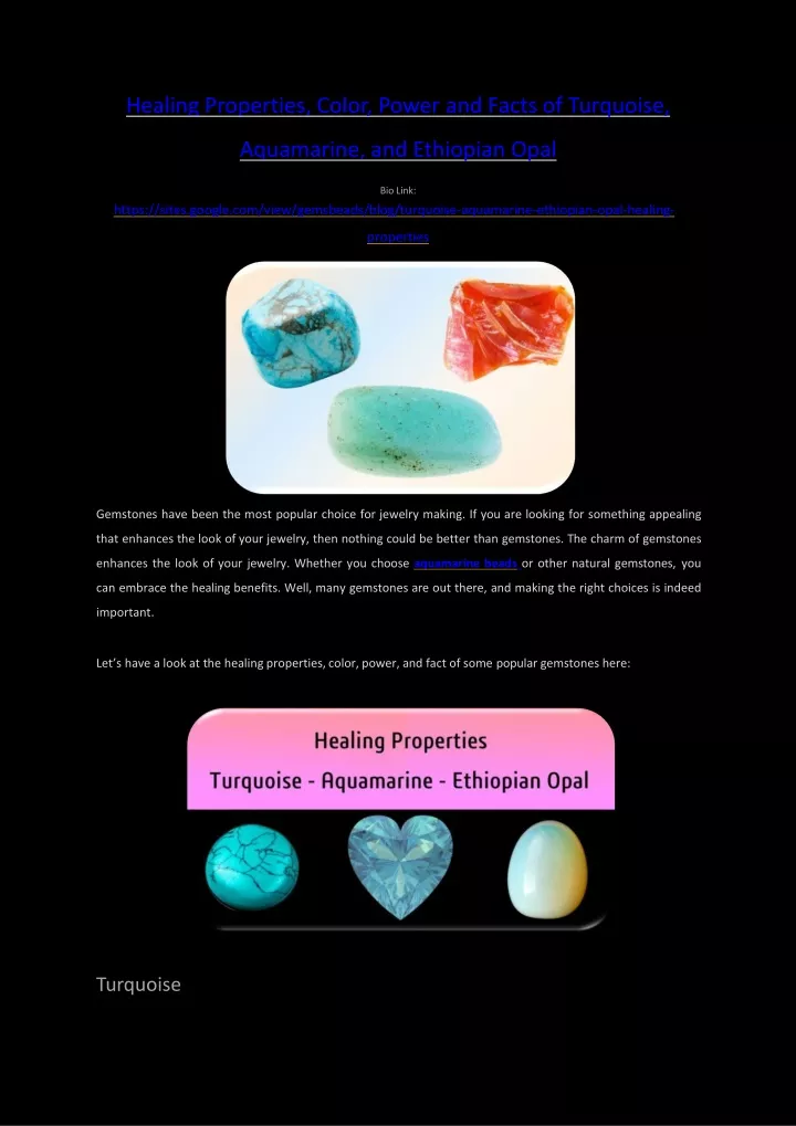 healing properties color power and facts