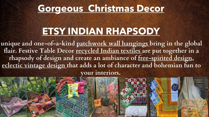 gorgeous christmas decor etsy indian rhapsody
