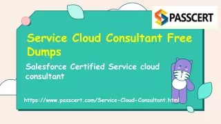 service cloud consultant free dumps