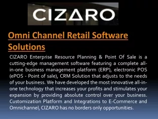 omni channel retail software solutions