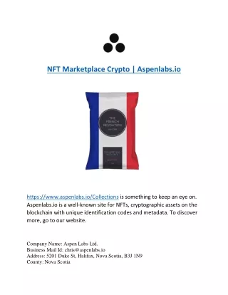 NFT Marketplace Crypto | Aspenlabs.io