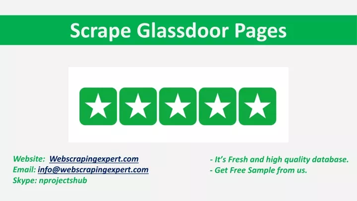 scrape glassdoor pages