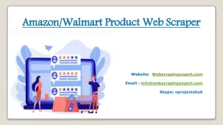 amazon walmart product web scraper