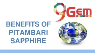 benefits of pitambari sapphire