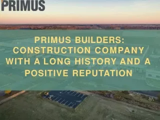 Primus Builders: Well-Known Warehouse Automation Company
