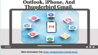 gmail setup mail service for outlook iphone and thunderbird gmail
