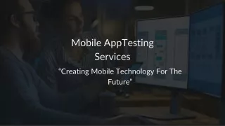 Mobile Testing Services