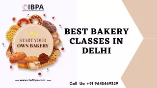 best bakery classes in delhi