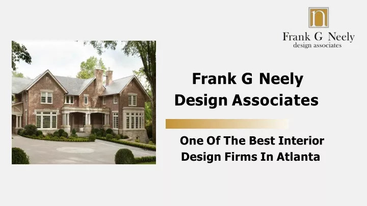 frank g neely design associates
