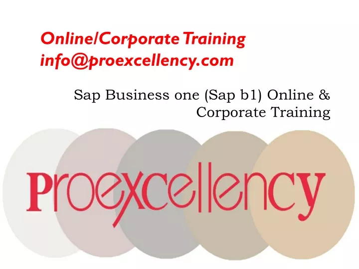 sap business one sap b1 online corporate training